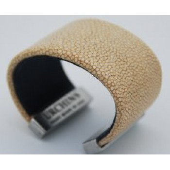 Stunning Genuine Tan Stingray Bracelet Cuff