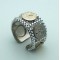 Standout From the Crowd! This Gorgeous Bracelet Cuff Adorned with Genuine Rolex Timefaces is a one-of-a-kind stunner!