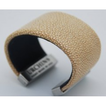 Stunning Genuine Tan Stingray Bracelet Cuff