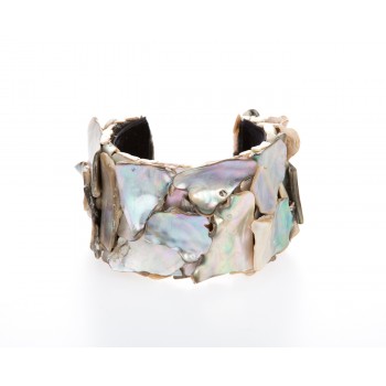 The Beauty of the Beach! Large Abalone Shell Bracelet Cuff