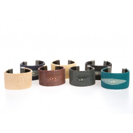 Gorgeous Genuine Stingray Cuff Bracelets. Choose your color!