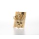 Avant-Garde Large Gold Skull Cuff Bracelet with Genuine Swarovski Crystals