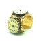 Cool & Chic Defined! Gold Bracelet Cuff Adorned w/Vintage Timefaces